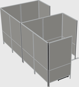 Flexible panel system with privacy