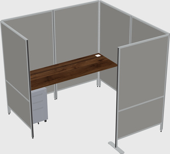 Flexible panel system with privacy