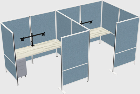 Flexible panel system with privacy