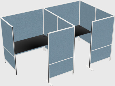 Flexible panel system with privacy