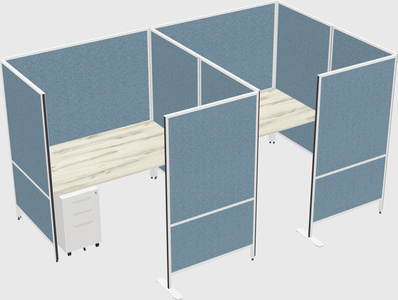 Flexible panel system with privacy