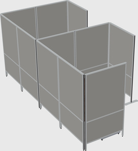 Flexible panel system with privacy