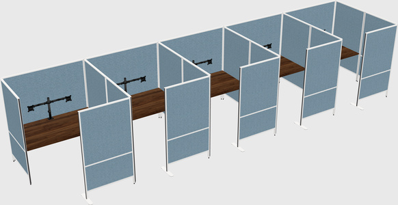 Flexible panel system with privacy