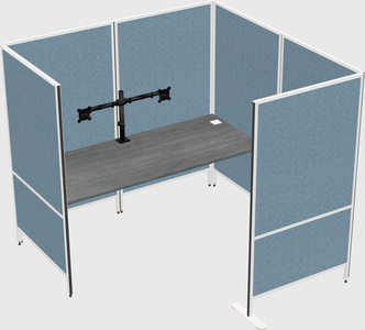 Flexible panel system with privacy