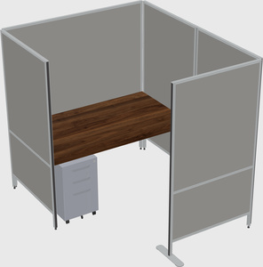 Flexible panel system with privacy