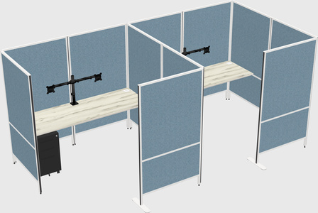 Flexible panel system with privacy