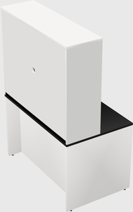 Rectangular desk