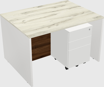 Rectangular desk