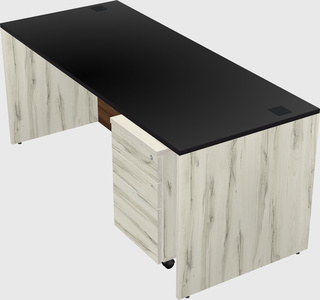 Rectangular desk