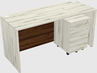 Rectangular desk