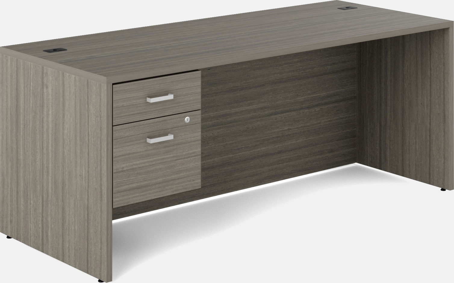 Straight office desk