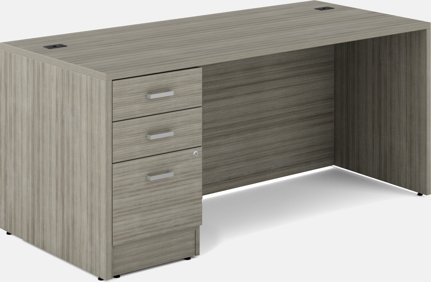Straight office desk